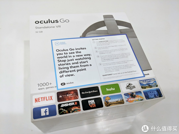 Oculus Go Vr眼镜开箱展示 机体 充电器 手柄 摘要频道 什么值得买
