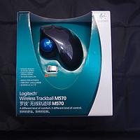 罗技 M570 轨迹球无线鼠标外观展示(贴纸|接收器|电池|电池仓|脚贴)