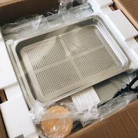 老板 ZQB400-S273 嵌入式纯电蒸箱外观展示(蒸盘|操作区|把手|水箱|排气孔)