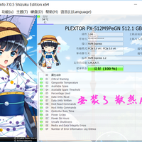 浦科特 M9PeG M.2 NVMe 固态硬盘使用感受(温度|跑分)