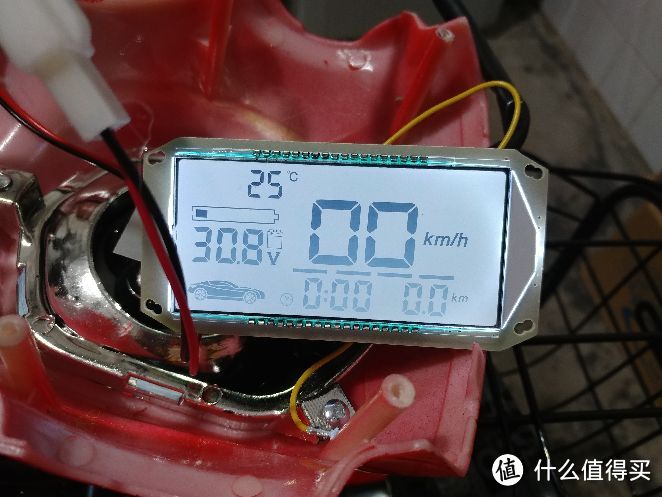 普通电动自行车改数显仪表，速度里程电压一目了然