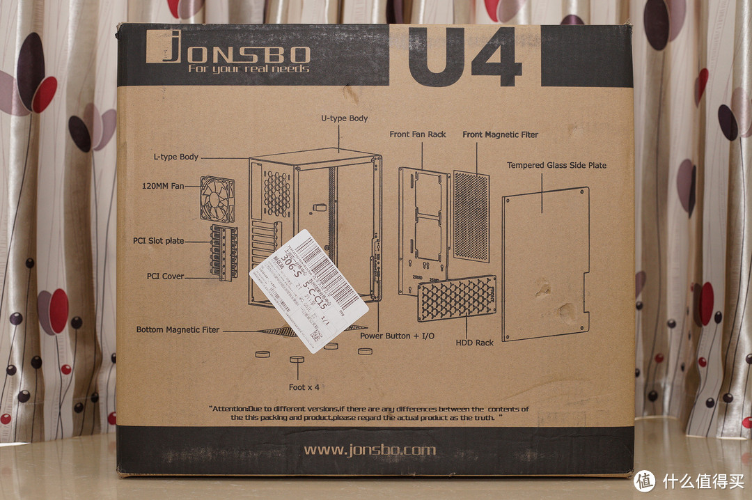 大概是能装下EATX主板的最小机箱？Jonsbo 乔思伯 U4 机箱入手小评