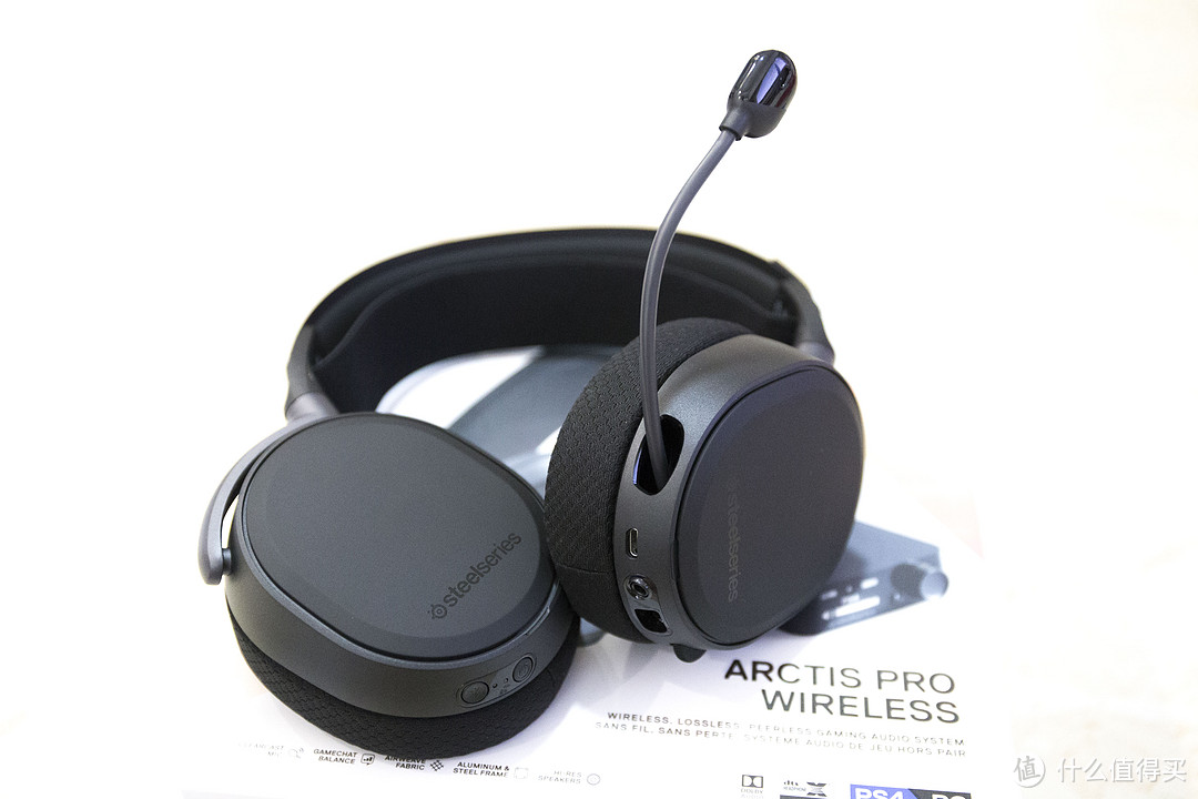 Steelseries 赛睿 Arctis Pro Wireless 无线游戏耳机开箱及初用