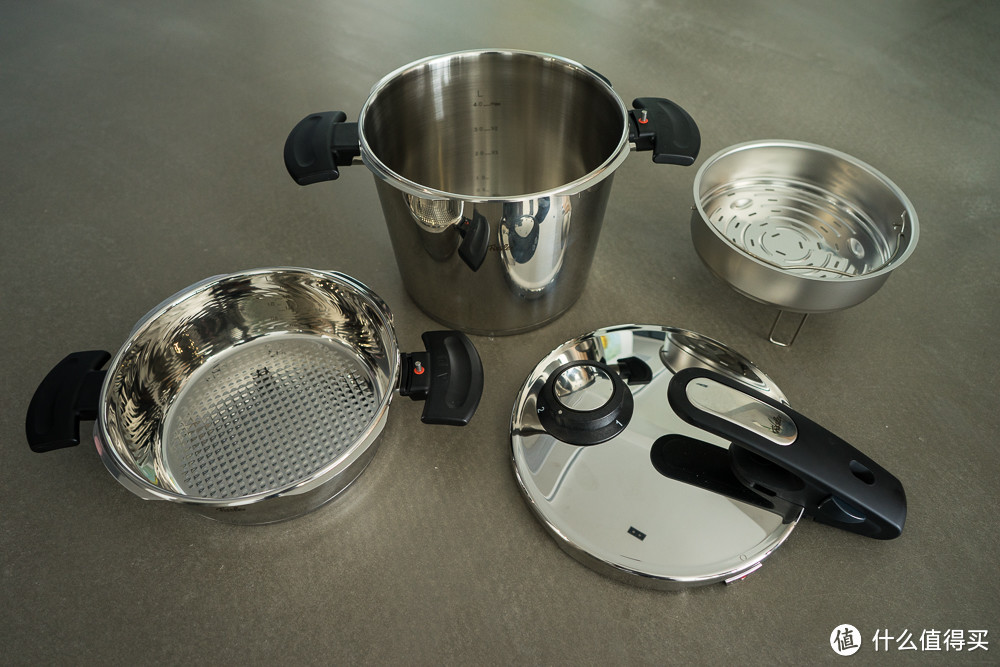 Fissler 菲仕乐 Vitavit Edition系列 design 压力锅6l+2.5l套装开箱