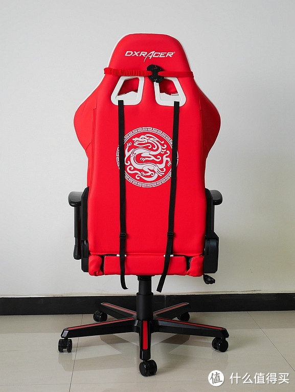 红的很亮骚 DXRACER 迪锐克斯 F189 电竞椅(红色白龙） 入手开箱