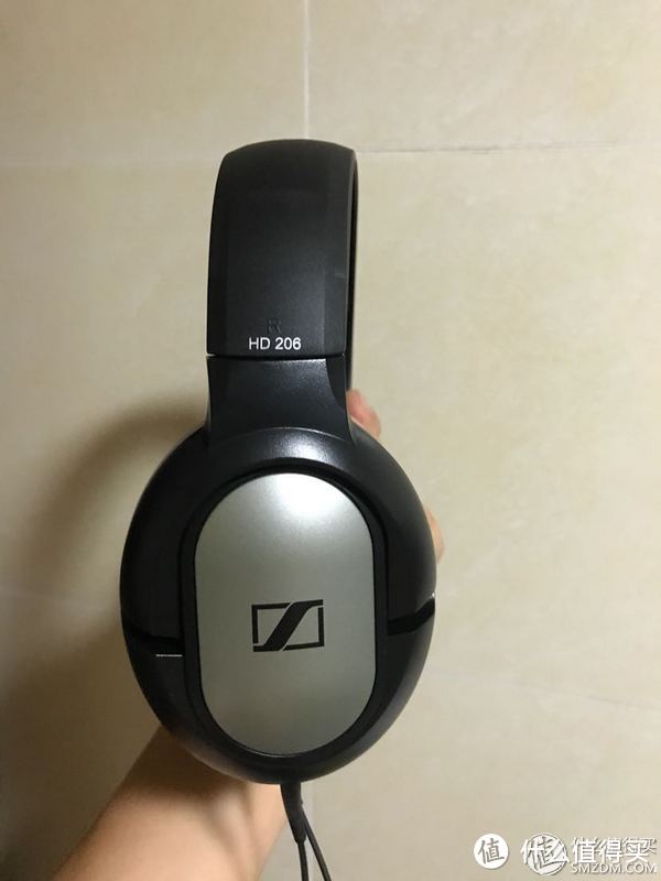 Sennheiser 森海塞尔 HD206 专业录音监听耳机开箱晒物分享