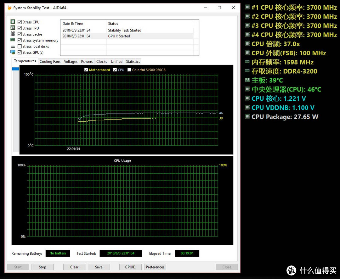 满载小于130瓦！Ryzen 3 2200G CPU+ROG X470-I 主板的ITX主机搭建