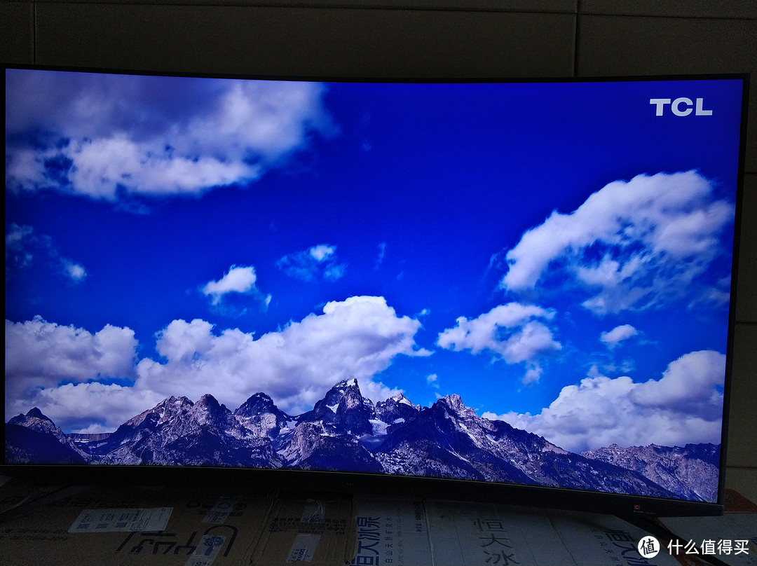 国产量子点电视小白鼠的开箱报告—TCL 65Q960C 液晶电视 开箱及简单使用