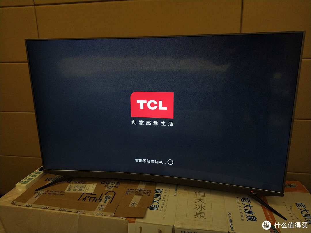 国产量子点电视小白鼠的开箱报告—TCL 65Q960C 液晶电视 开箱及简单使用