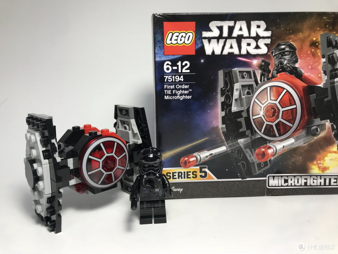 lego乐高迷你战队系列75194第一秩序tie钛战机