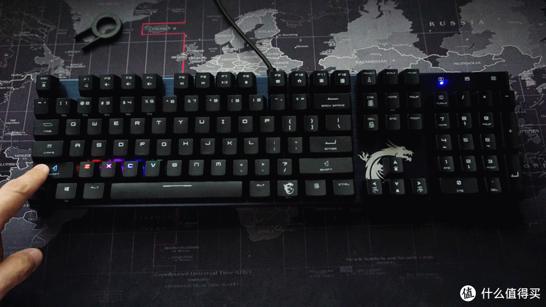 真龙出海，电竞铸魂--微星Vigor GK50 RGB电竞机械键盘