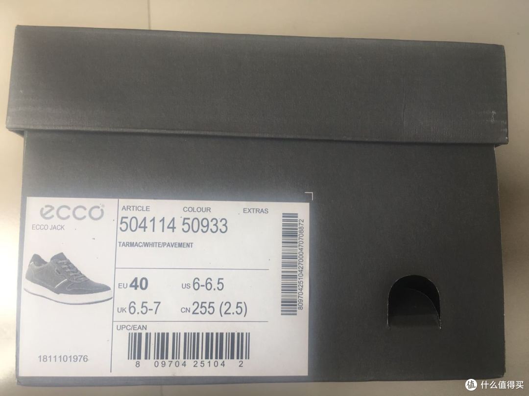 ECCO Jack sports tie 休闲鞋开箱