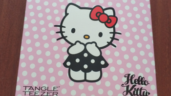可爱的Tangle Teezer便携款美发梳hello kitty礼盒