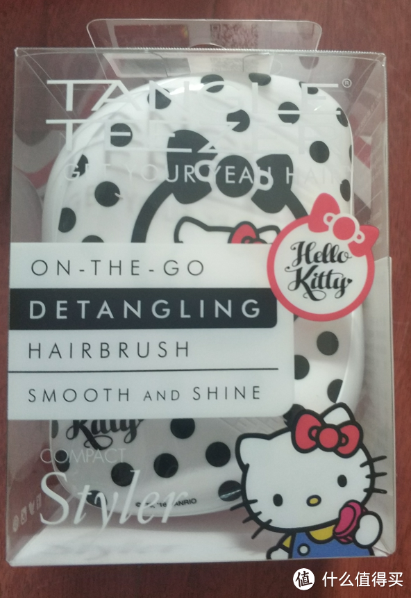 可爱的Tangle Teezer便携款美发梳hello kitty礼盒