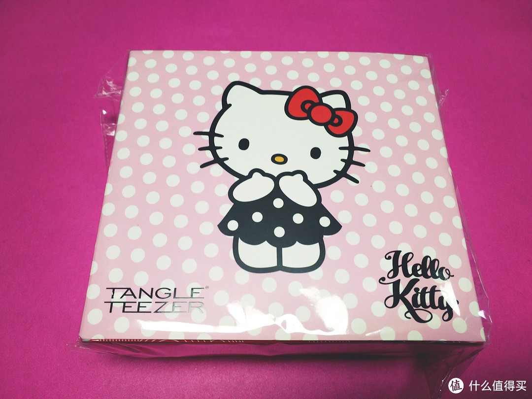 有了它轻松俘获少女心——Tangle Teezer便携款美发梳hello kitty礼盒