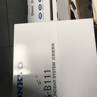安桥 LS-B111 回音壁电视音响外观展示(金属网|接口|开机键|遥控器|低音炮)