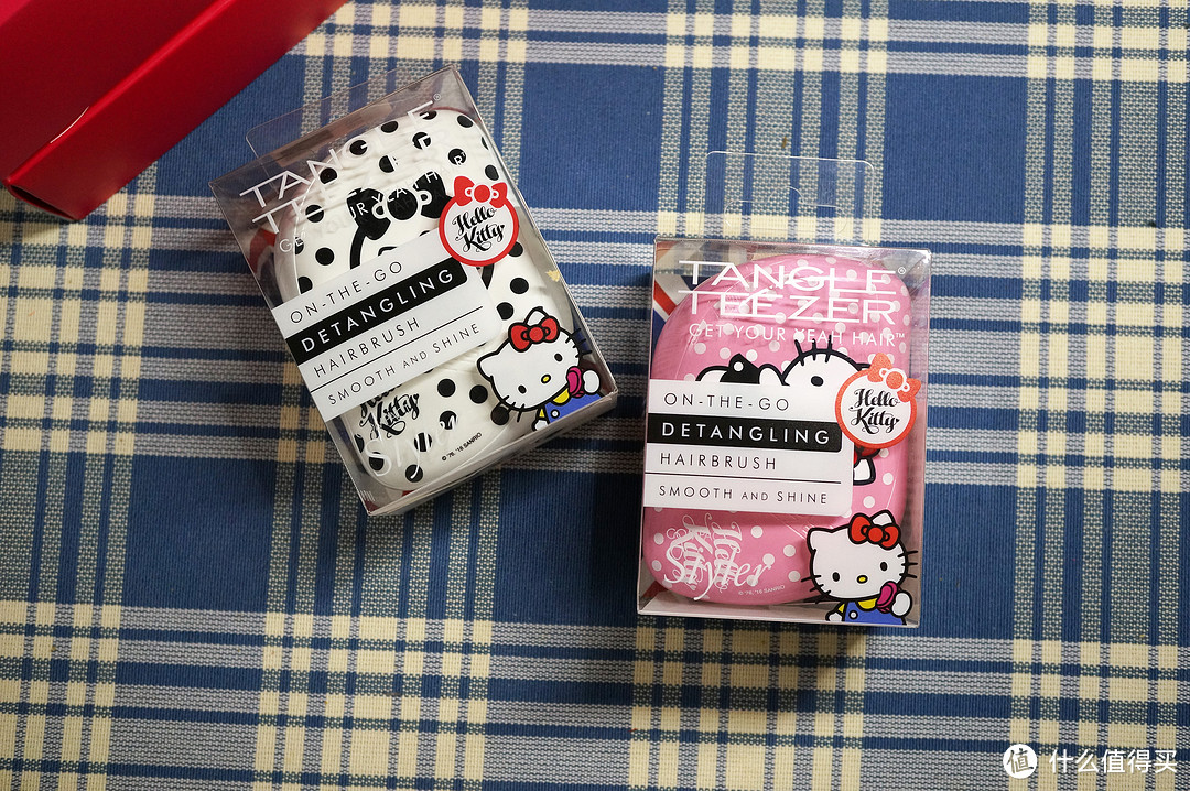 来自英国的美发梳 Tangle Teezer美发梳hello kitty礼盒开箱测试