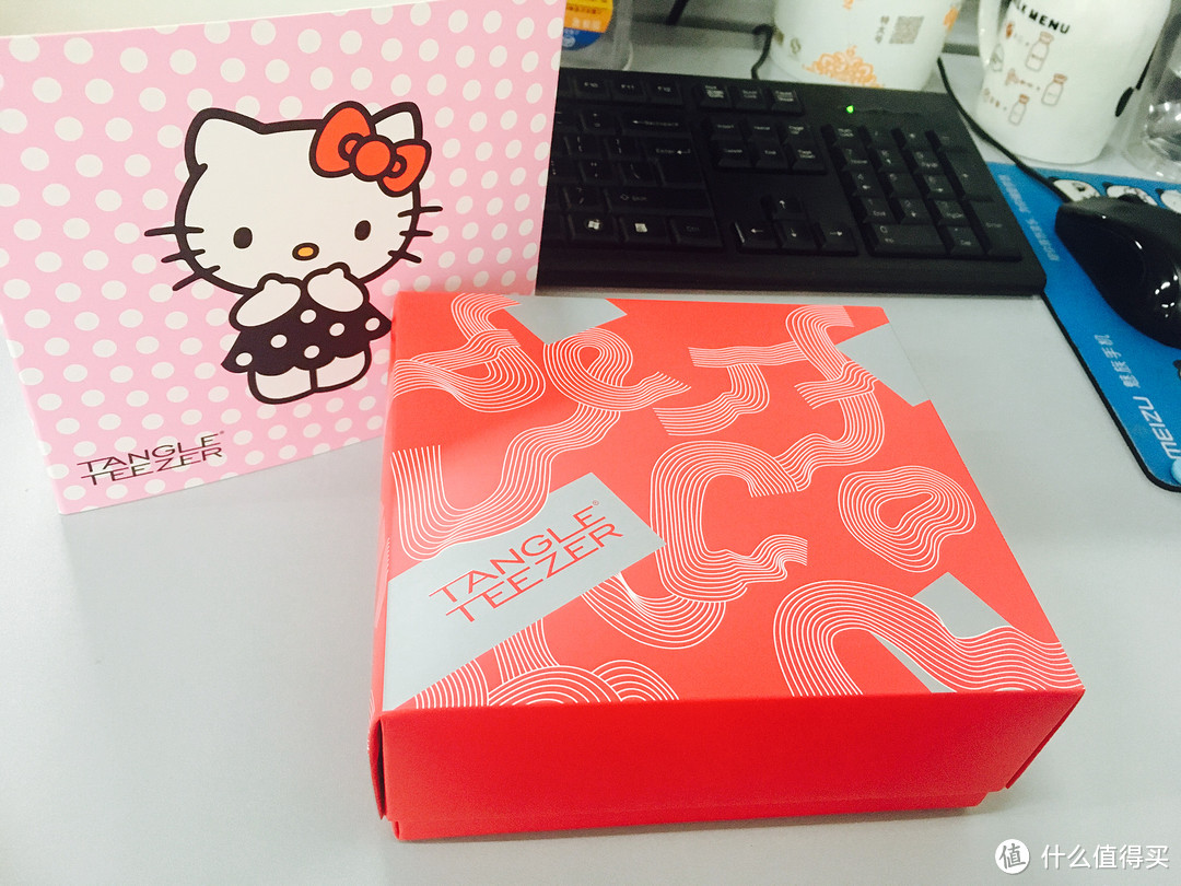 少女心爆表的Tangle Teezer Hello Kitty合作款 美发梳