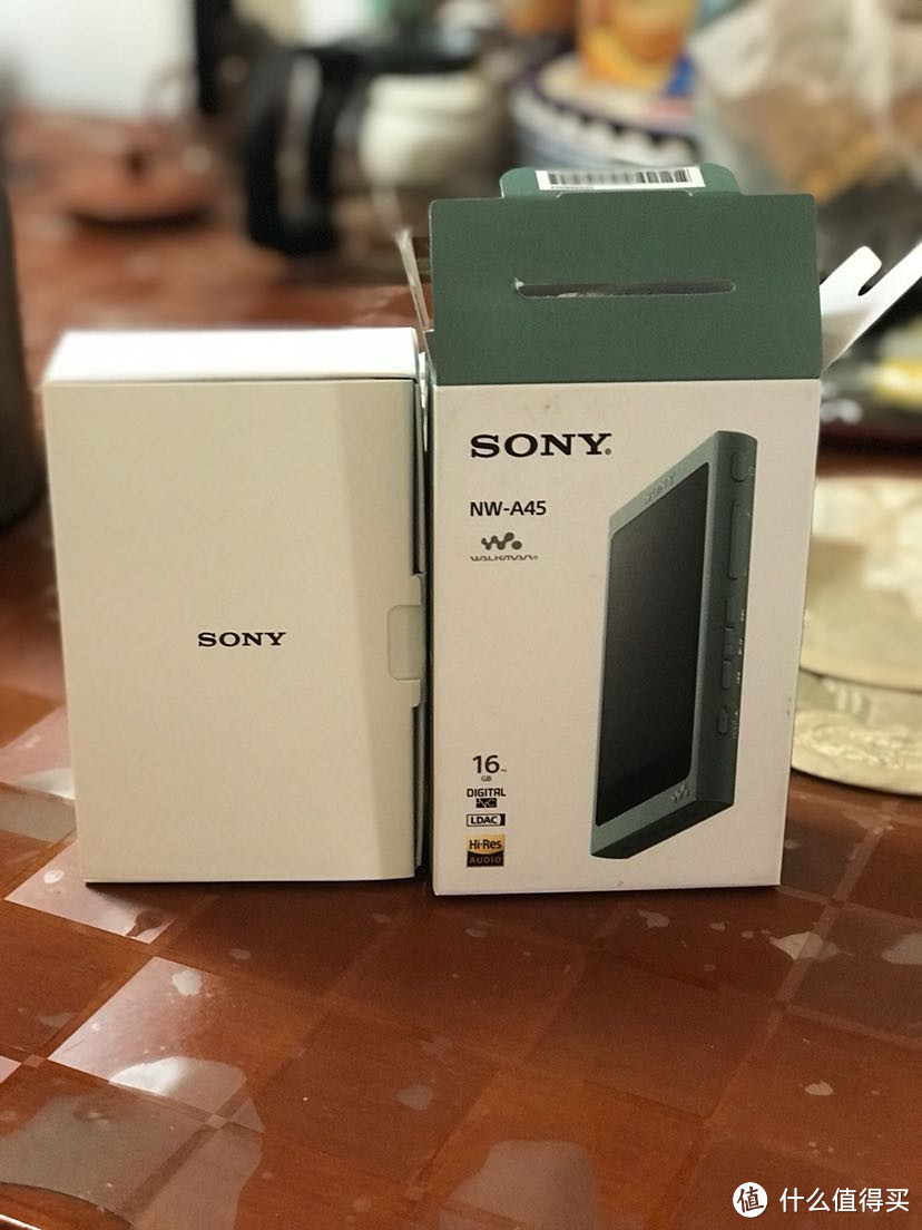 小白开箱SONY 索尼 nw-a45 播放器及几款耳机