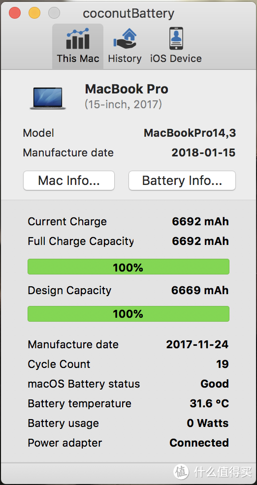 Mac电池信息