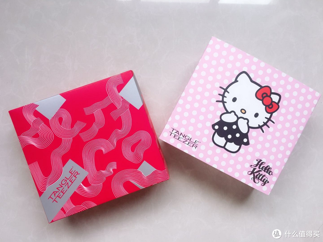 Tangle Teezer便携款美发梳hello kitty礼盒众测报告