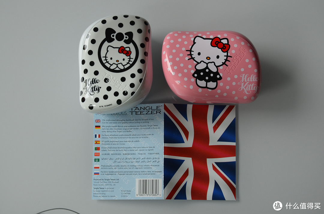 来自英国的Tangle Teezer便携款专业美发梳，还是可爱的hello kitty礼盒款哦。