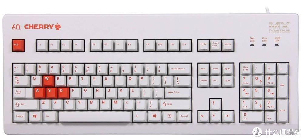 Fühlen 富勒 G900S 纯享版 白色机械键盘，字符蜜汁印反了？