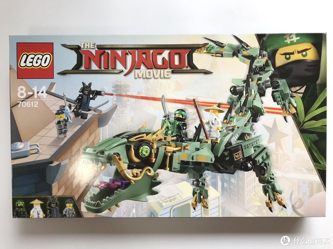 飞龙在天：LEGO 乐高 70612 幻影忍者 Ninjago 绿忍者的飞天机甲神龙