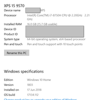 戴尔 XPS15系列 9570-1945T 15.6英寸笔记本电脑使用总结(流畅|游戏|跑分)