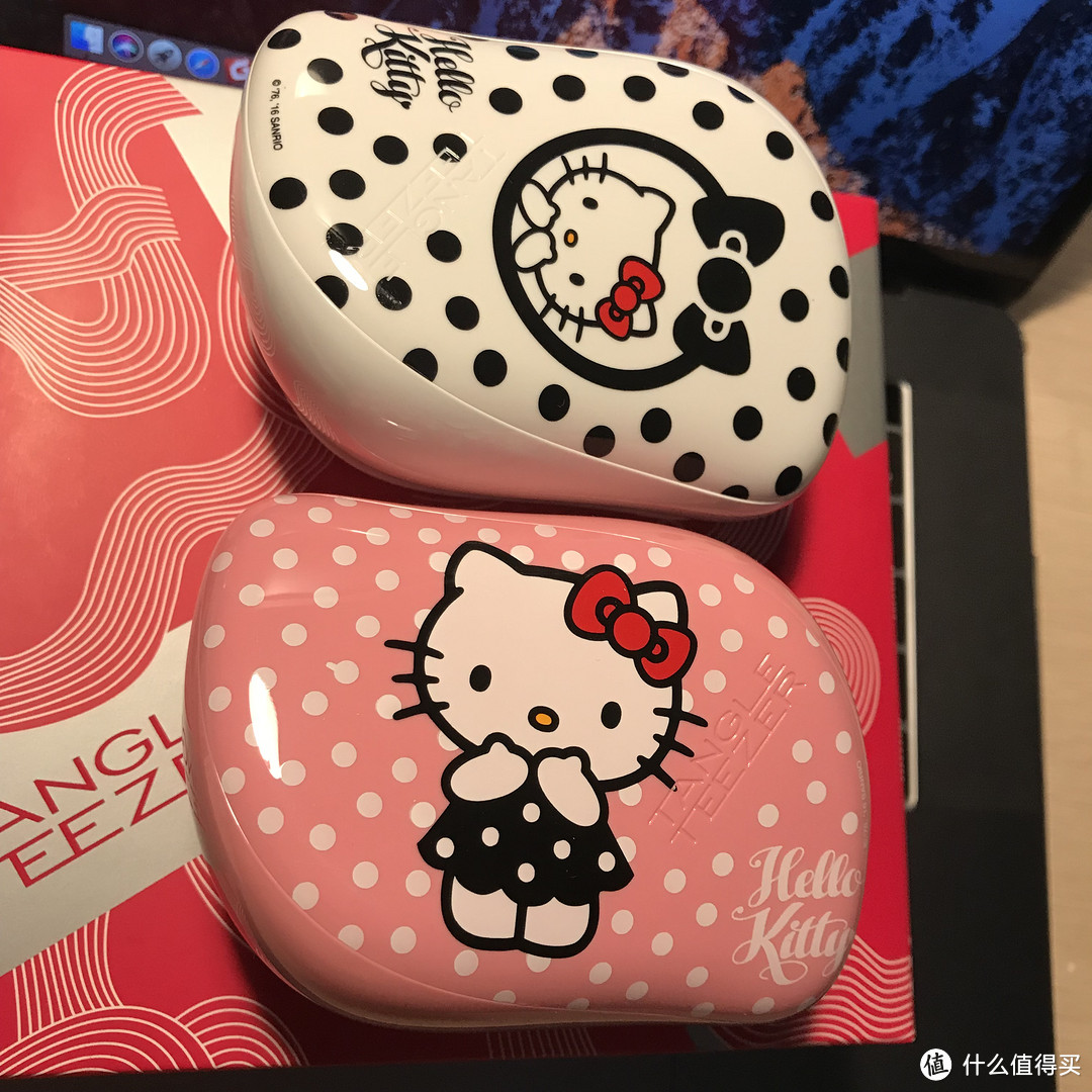 头可断发型不能乱！芭比金刚的标配——Tangle Teezer之hello kitty美发梳