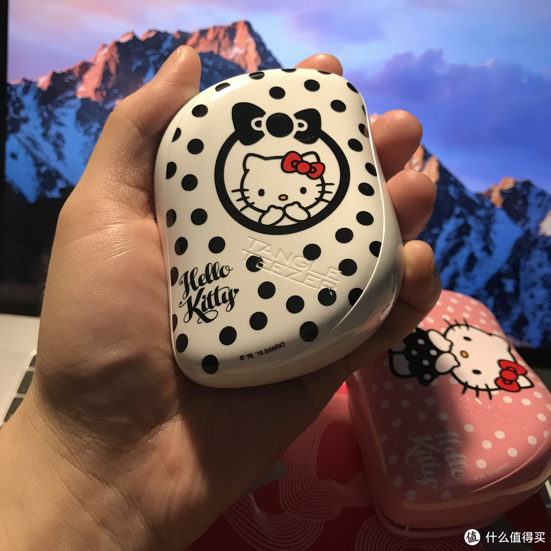 头可断发型不能乱！芭比金刚的标配——Tangle Teezer之hello kitty美发梳