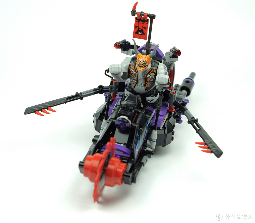 东方蒸汽朋克之美 - 乐高Lego 幻影忍者 Ninjago 武士X大战锯齿摩托车 70642详细评测