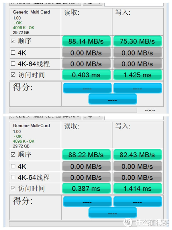 闪迪32GB至尊超极速存储卡二次剁手及对比测试