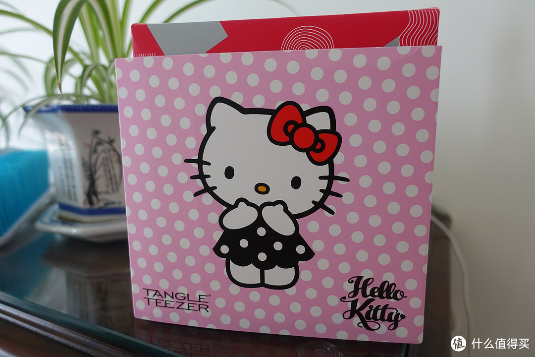 一次中年大叔的少女心经历——Tangle Teezer便携款美发梳hello kitty礼盒