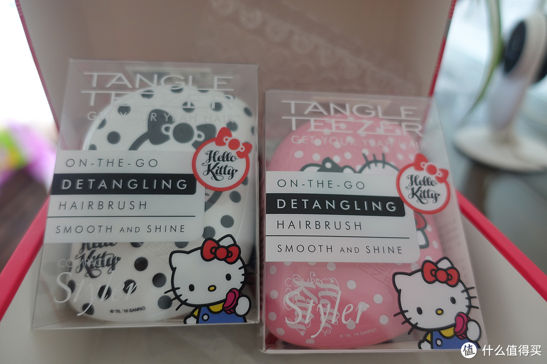 一次中年大叔的少女心经历——Tangle Teezer便携款美发梳hello kitty礼盒