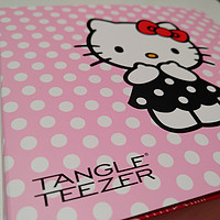 迟到的评测让头发柔顺的魔法梳子-Tangle Teezer便携款美发梳hello kitty礼盒