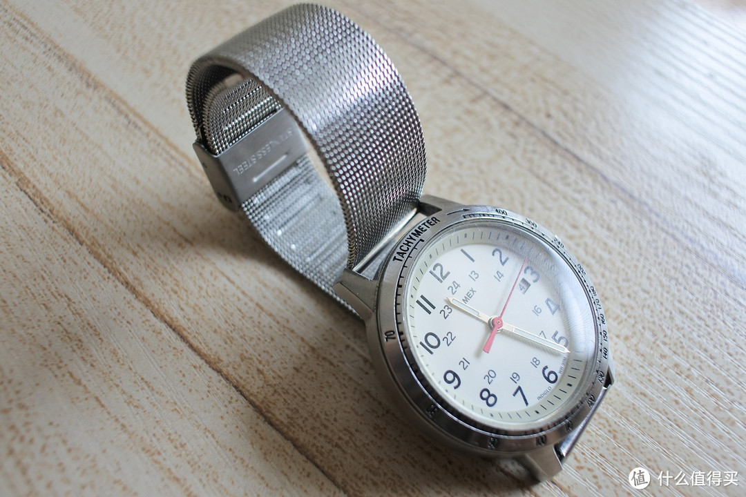 140块的二手货:TIMEX 天美时 T2N856 男款石英腕表开箱