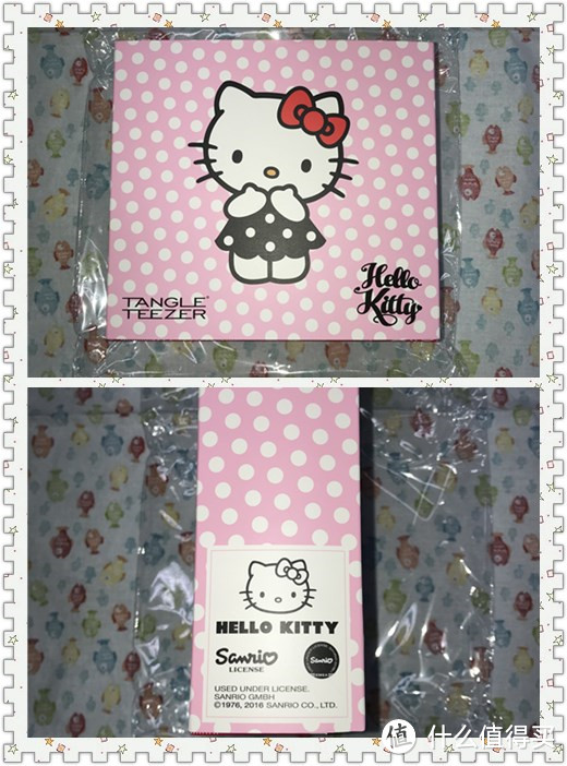 美貌与实用可以兼得--Tangle Teezer便携款美发梳hello kitty礼盒众测报告