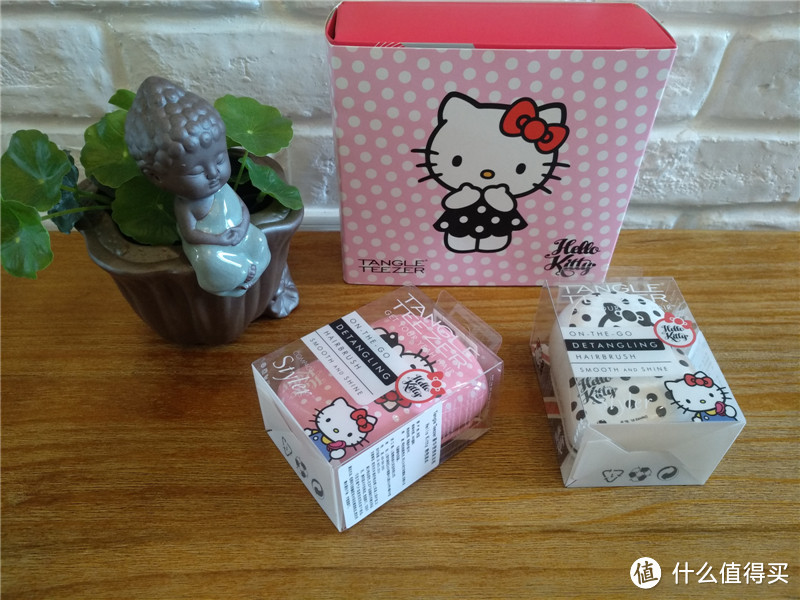 送给心中的她——Tangle Teezer便携款美发梳hello kitty礼盒