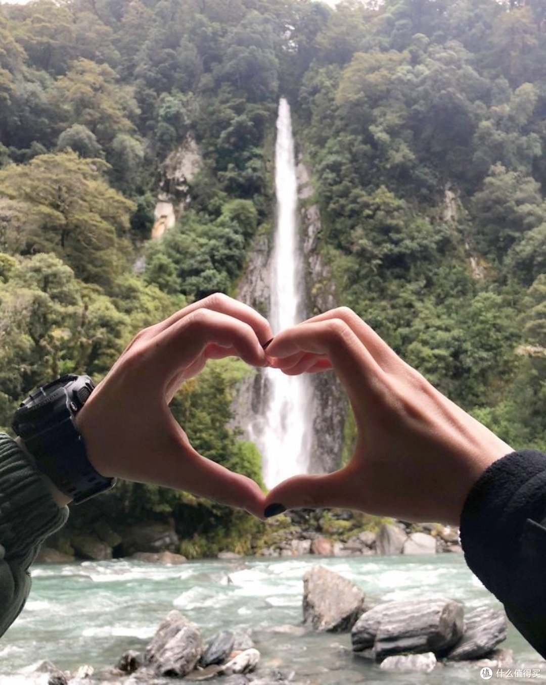 △沿途经过的两个瀑布