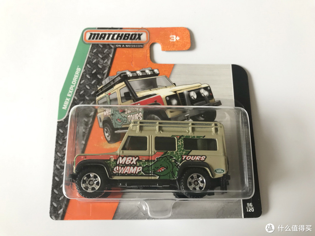 打折优惠凑单好物：Matchbox 火柴盒 路虎 Land Rover Defender 110 合金玩具车