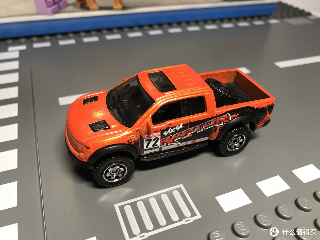 打折优惠凑单好物：Matchbox 火柴盒 福特 FORD F-150 SVT RAPTOR 合金皮卡