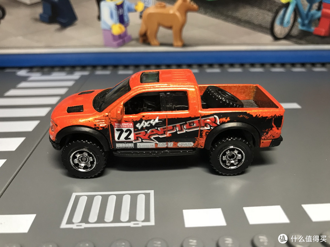 打折优惠凑单好物：Matchbox 火柴盒 福特 FORD F-150 SVT RAPTOR 合金皮卡