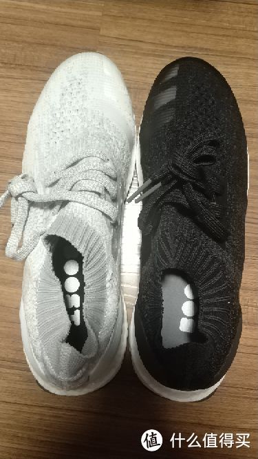 618京东Adidas 阿迪达斯 Ultra Boost Uncaged 运动鞋黑白双煞入手对比记