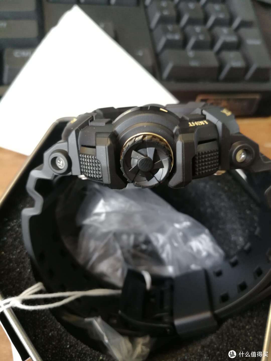 又一年618剁手 CASIO 卡西欧 G-SHOCK GA-400 电子表 金灿灿的大块头的开箱