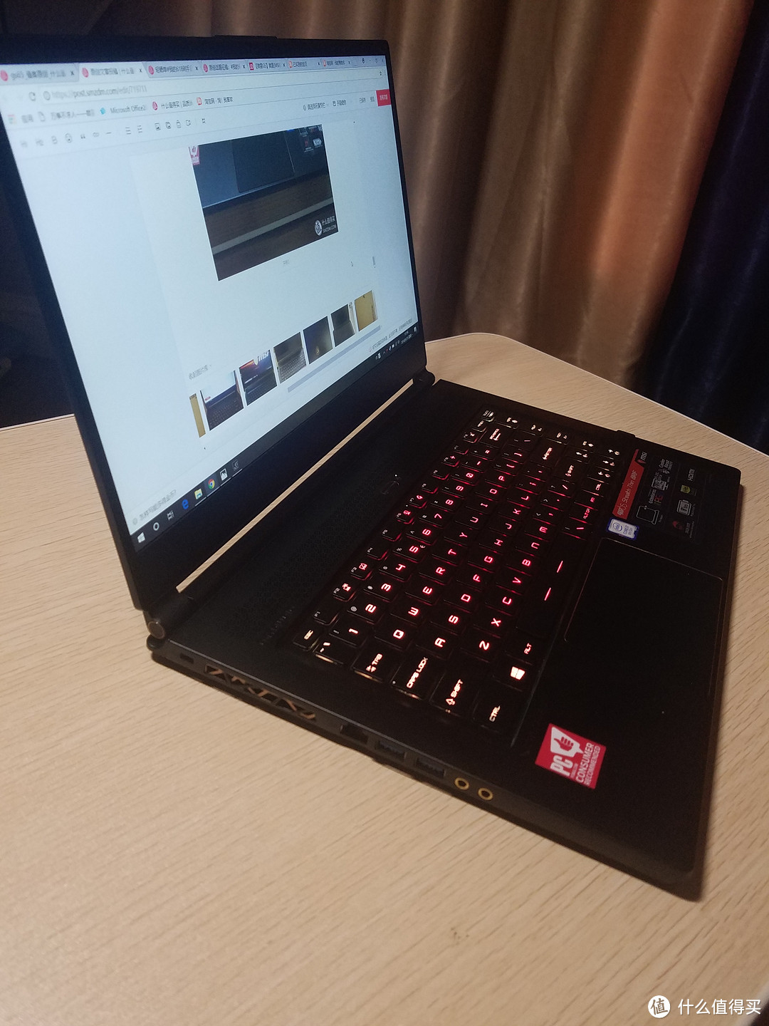 万元超薄游戏本—MSI 微星 gs65  i7-8750u gtx1070maxq 海淘开箱