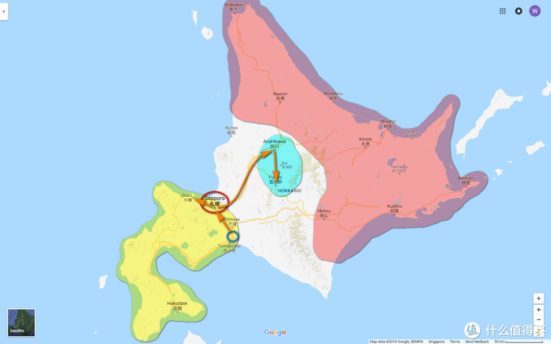 北海道地图