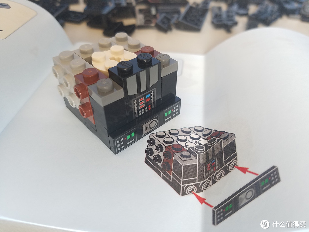 LEGO 乐高 BrickHeadz方头仔 41619 黑武士达斯·维德 尝鲜