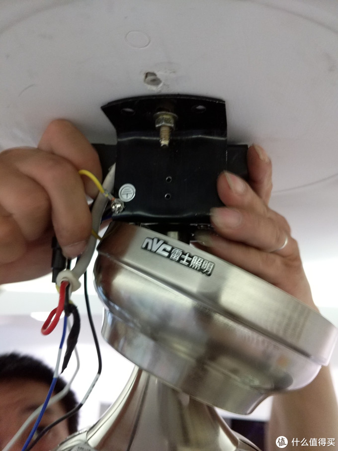 nvc 雷士 美式隐形风扇灯晒单及安装