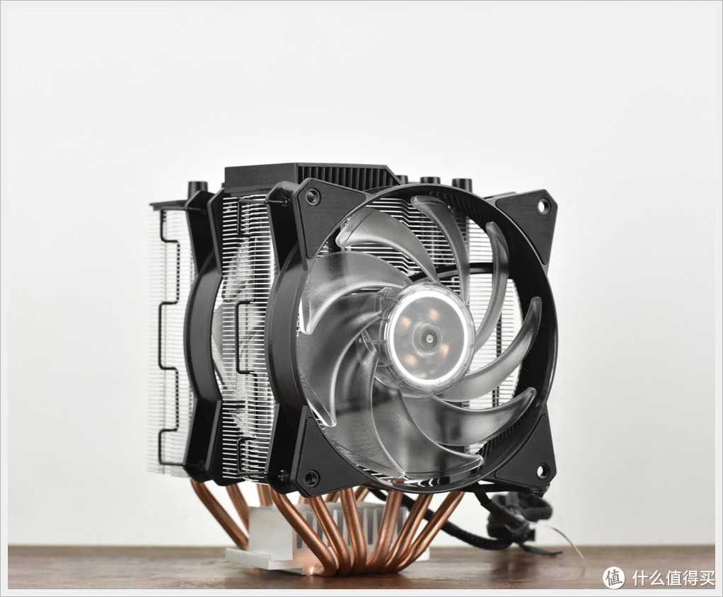 Cooler Master 酷冷至尊 MASTERAIR 暴雪T620P 双塔双风扇RGB六热管直触风冷散热器 开箱